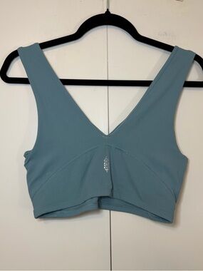 Free People Movement Never Better Crop Cami - Green/Blue